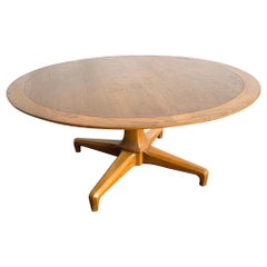 Mid Century Modern Sophisticate Swivel Top Adjustable Coffee Table by Tomlinson