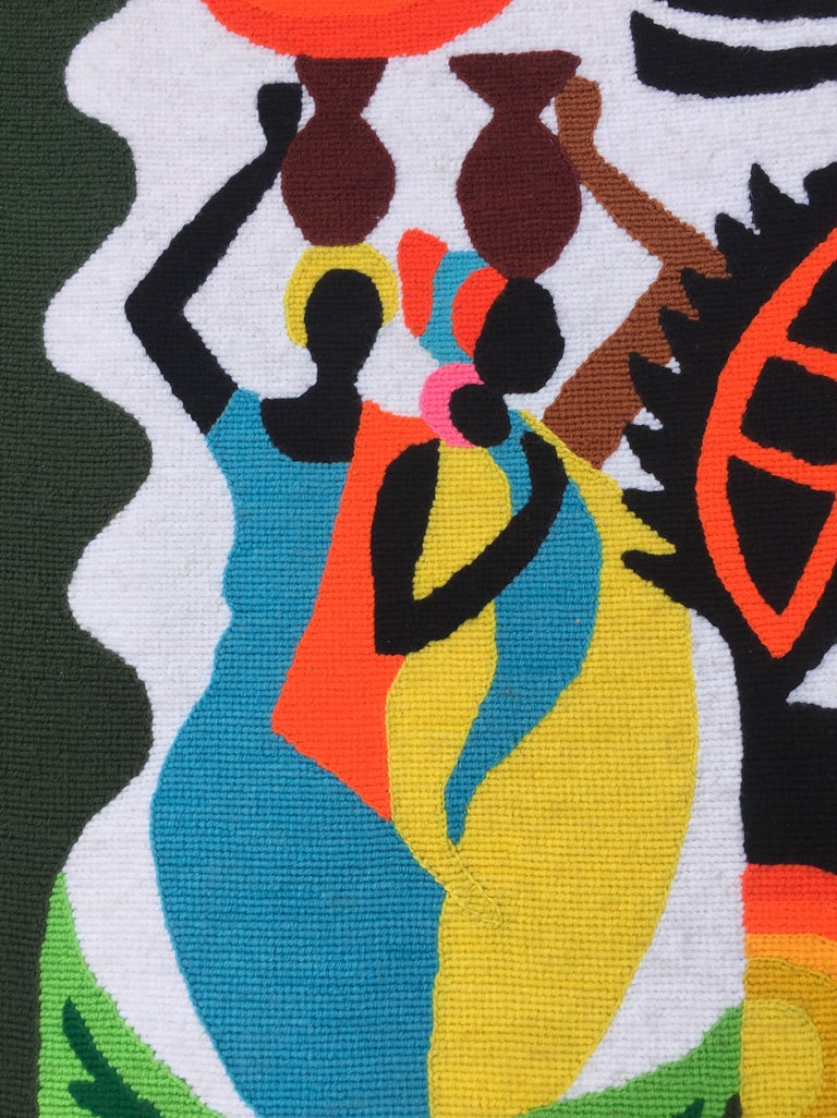 MidCentury Modern South American Wall Art Tapestry by Kennedy Bahia at