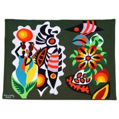 Mid-Century Modern South American Wall Art Tapestry by Kennedy Bahia