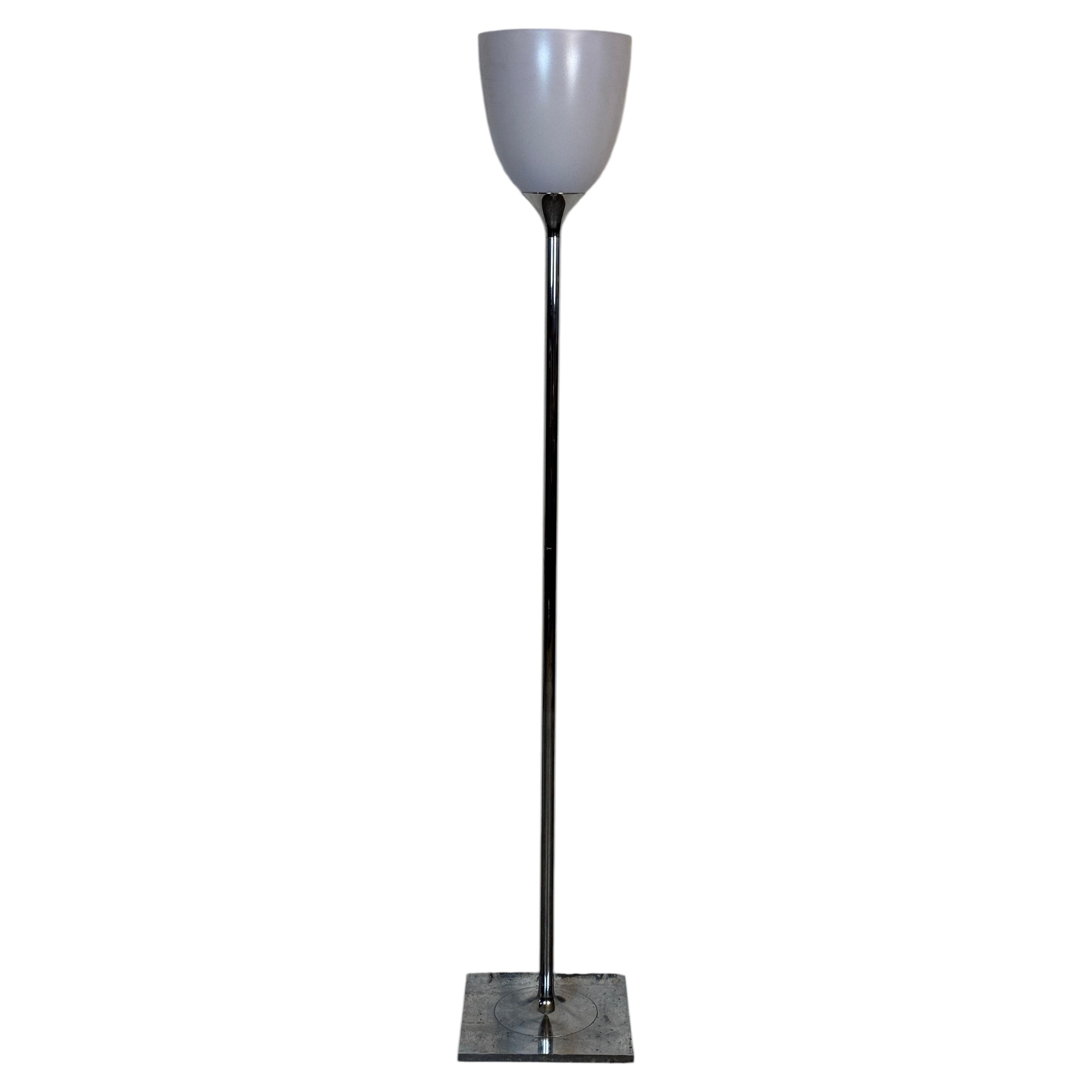 Mid-Century Modern Space Age Atomic Chrome Stehleuchte