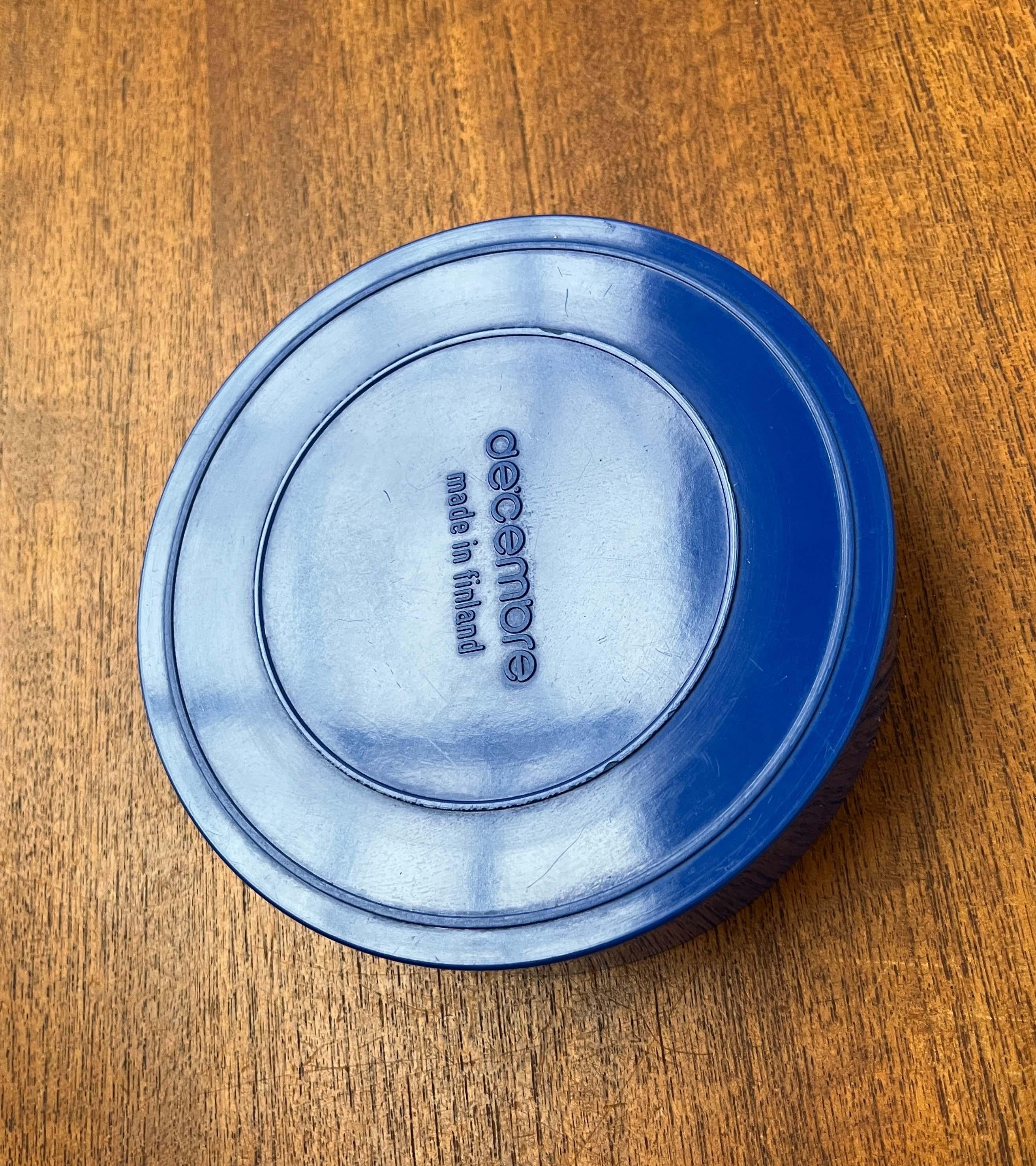 Ciotola blu di metà secolo Modern AGE di decembre, Finlandia, anni '60 in vendita 7