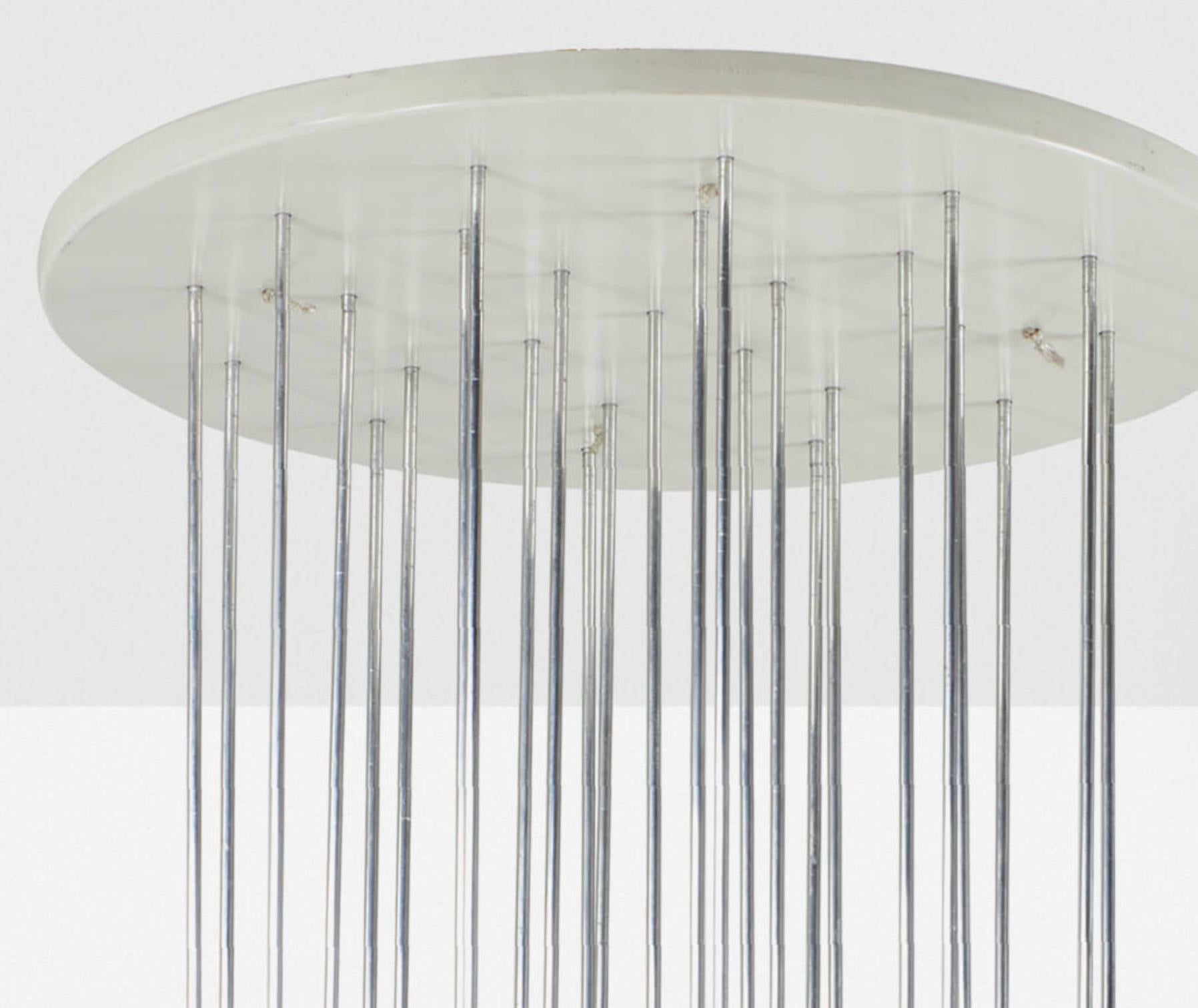 Lámpara de araña moderna multipendiente, Verner Panton, años 70, Finlandia. Era espacial en venta