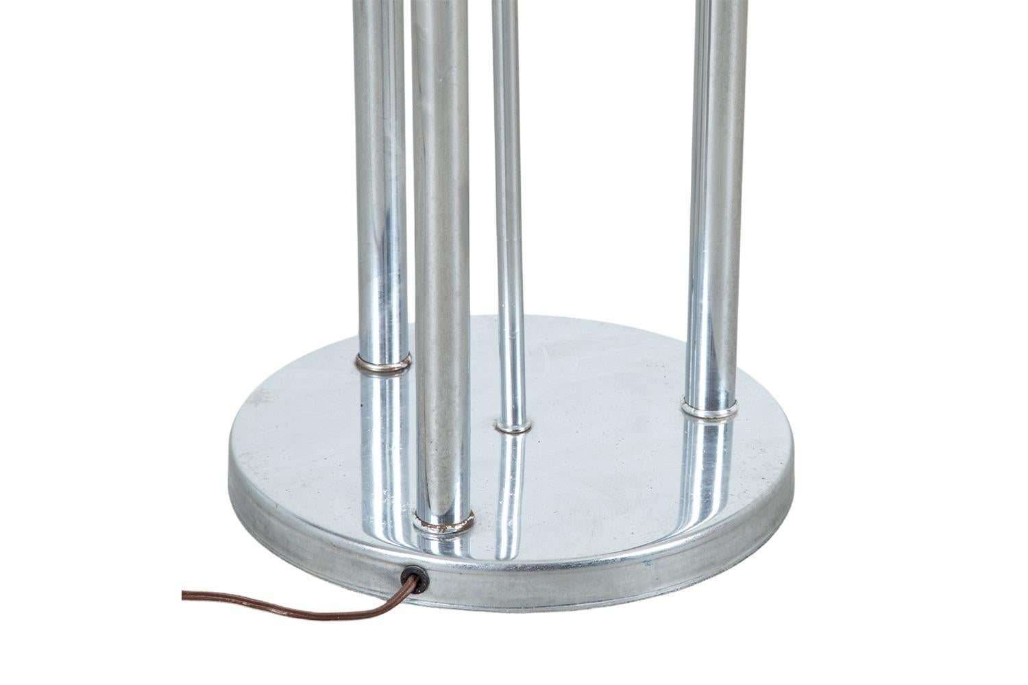 Mid-Century Modern Space Age Chrome 3 Orb Globe Floor Lamp For Sale 2