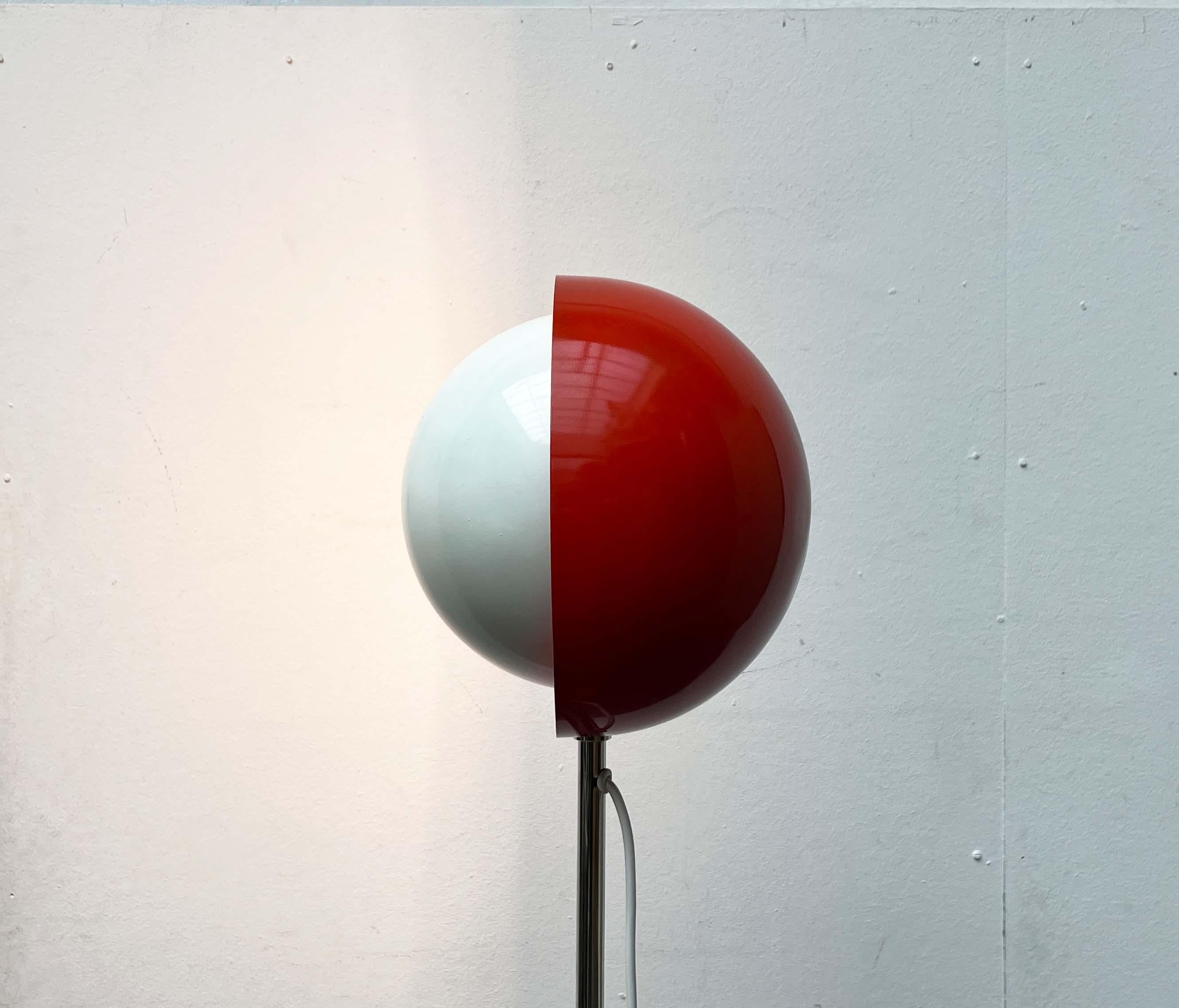 Mid-Century Modern Space Age Eclipse Floor Lamp, Germany, 1960s For Sale 12