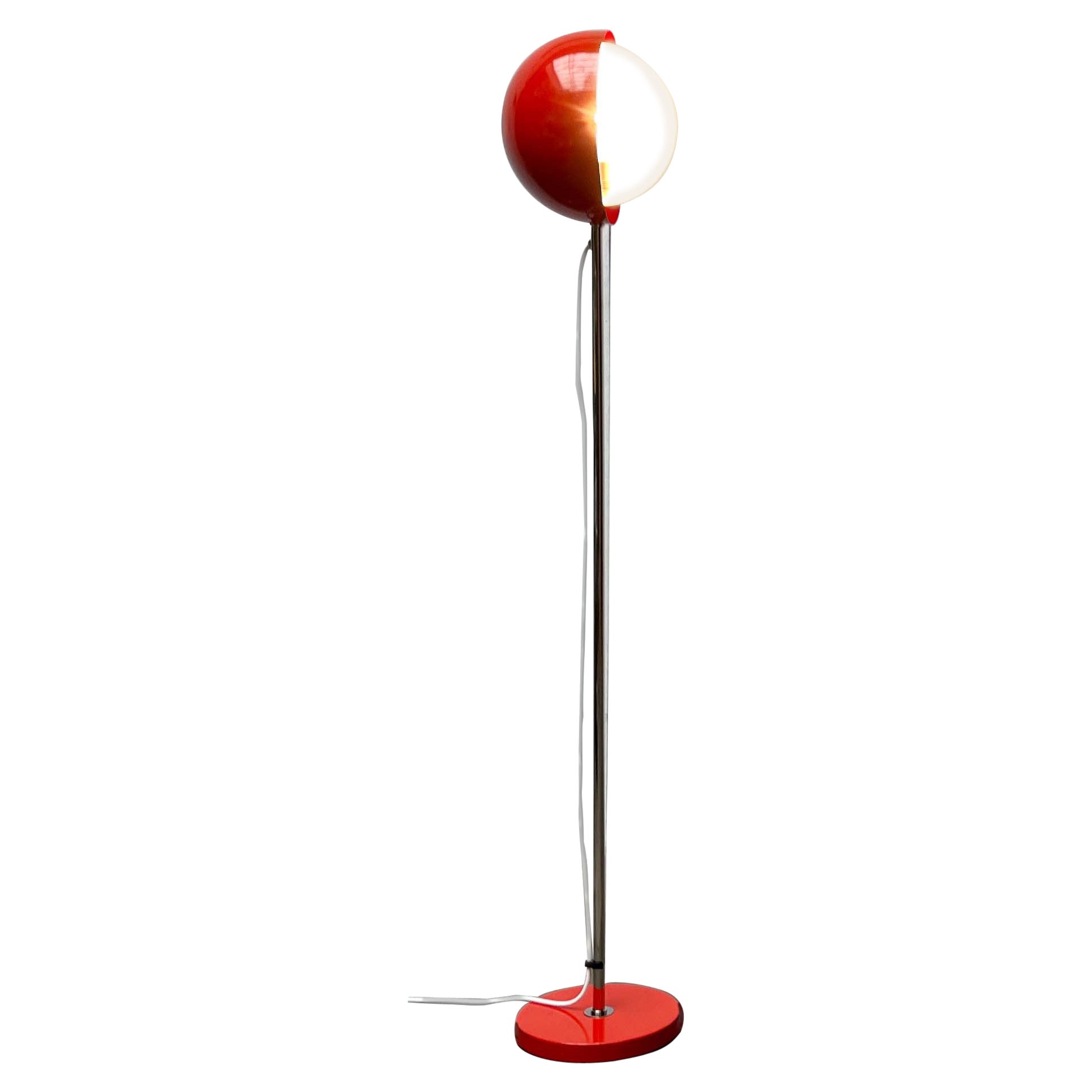 Mid-Century Modern Space Age Eclipse Floor Lamp, Germany, 1960s For Sale