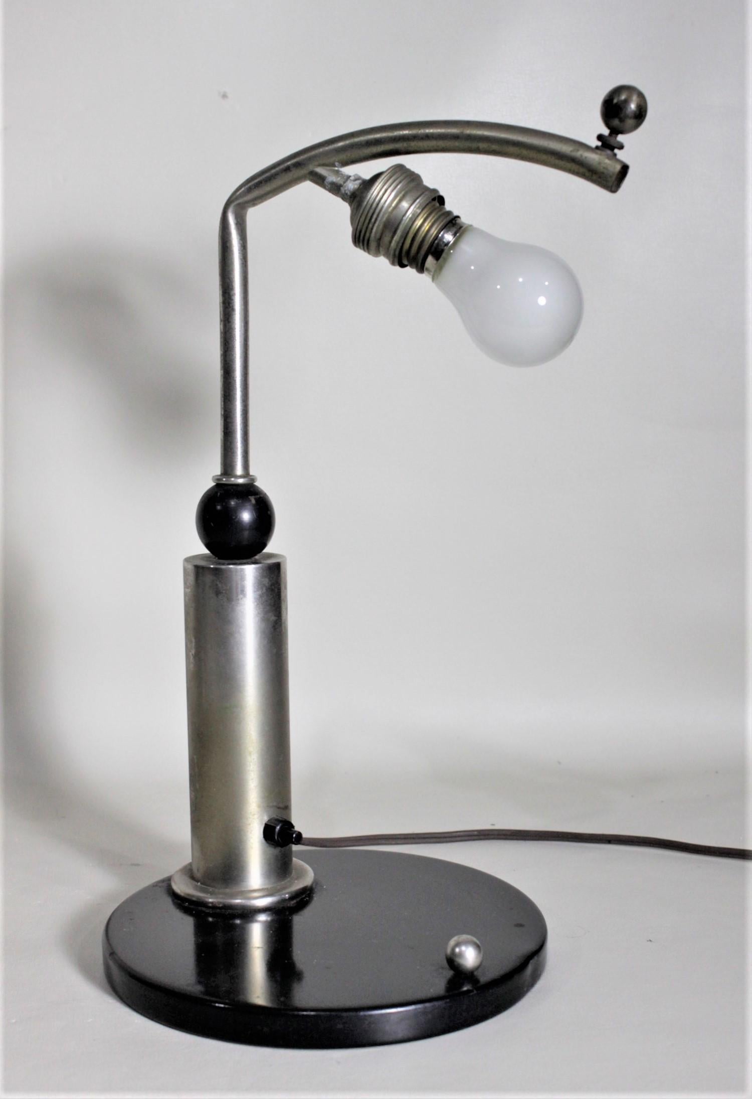 Mid-Century Modern Space Age Flying Saucer Styled Desk or Table Lamp 6