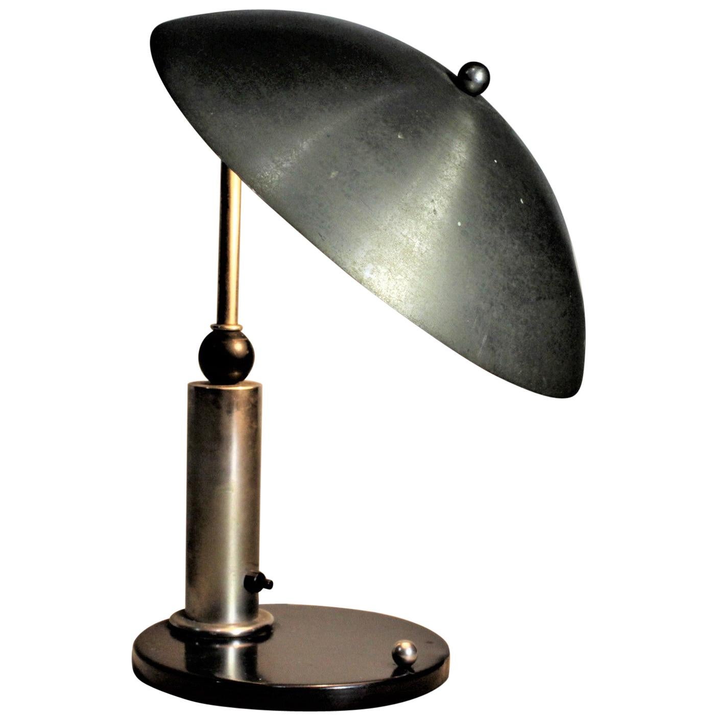 Mid-Century Modern Space Age Flying Saucer Styled Desk or Table Lamp