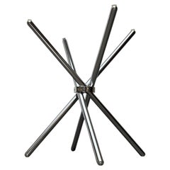 Mid-Century Modern Space Age Foldable Chrome Table Base, Finland, 1960s