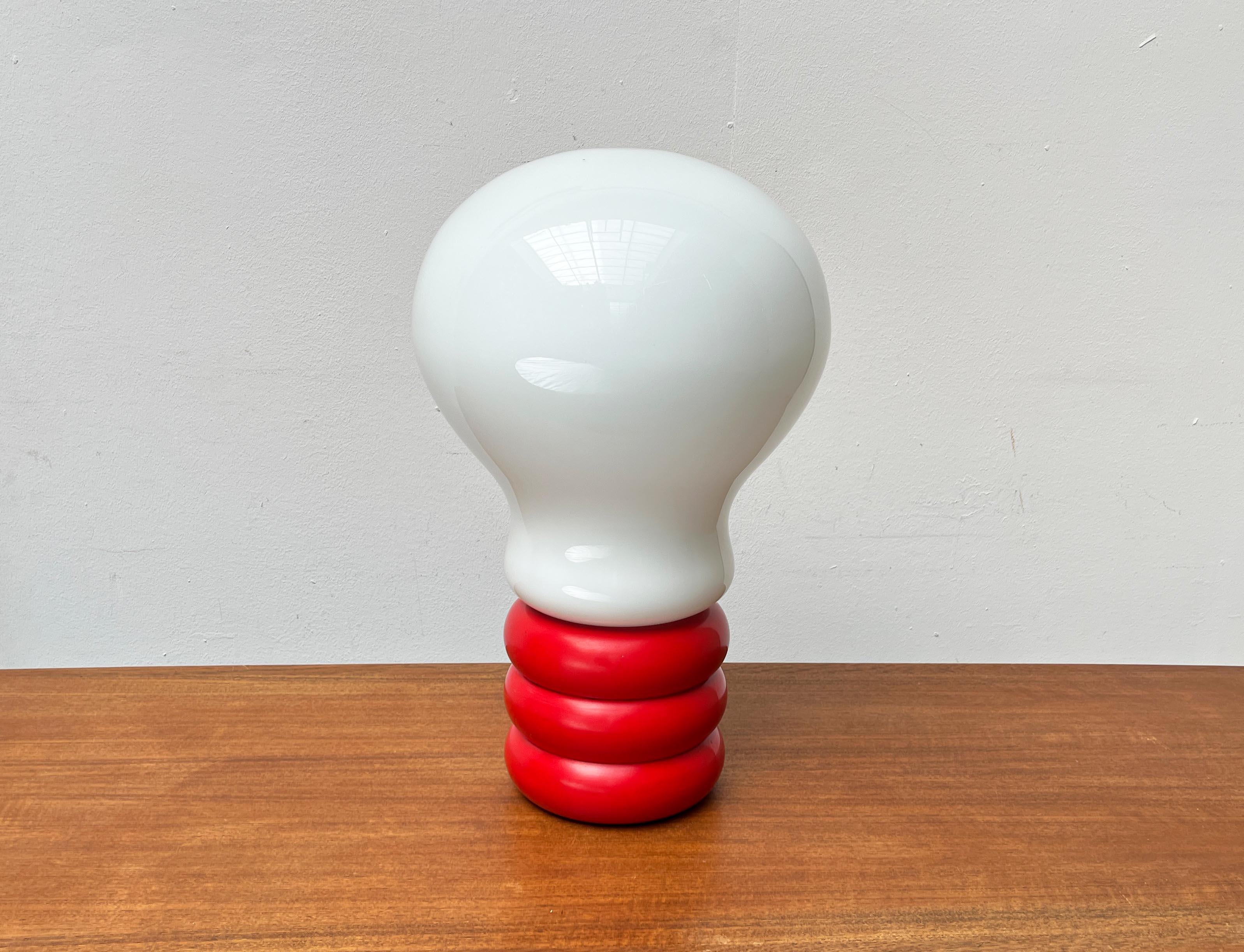 Mid-Century Modern Space Age Giant Bulb Table Lamp by Ingo Maurer for M Design For Sale 12