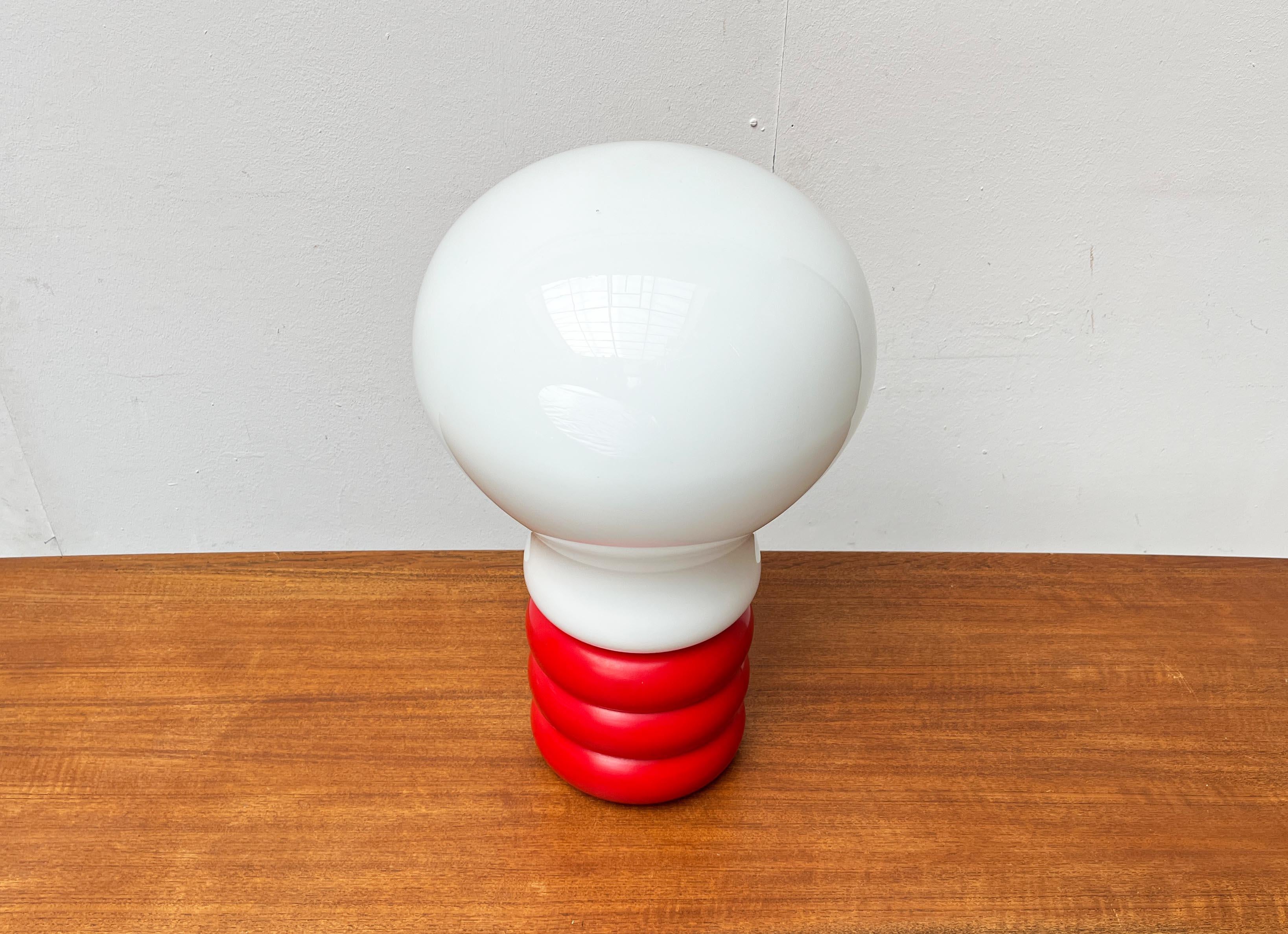 Metal Mid-Century Modern Space Age Giant Bulb Table Lamp by Ingo Maurer for M Design For Sale