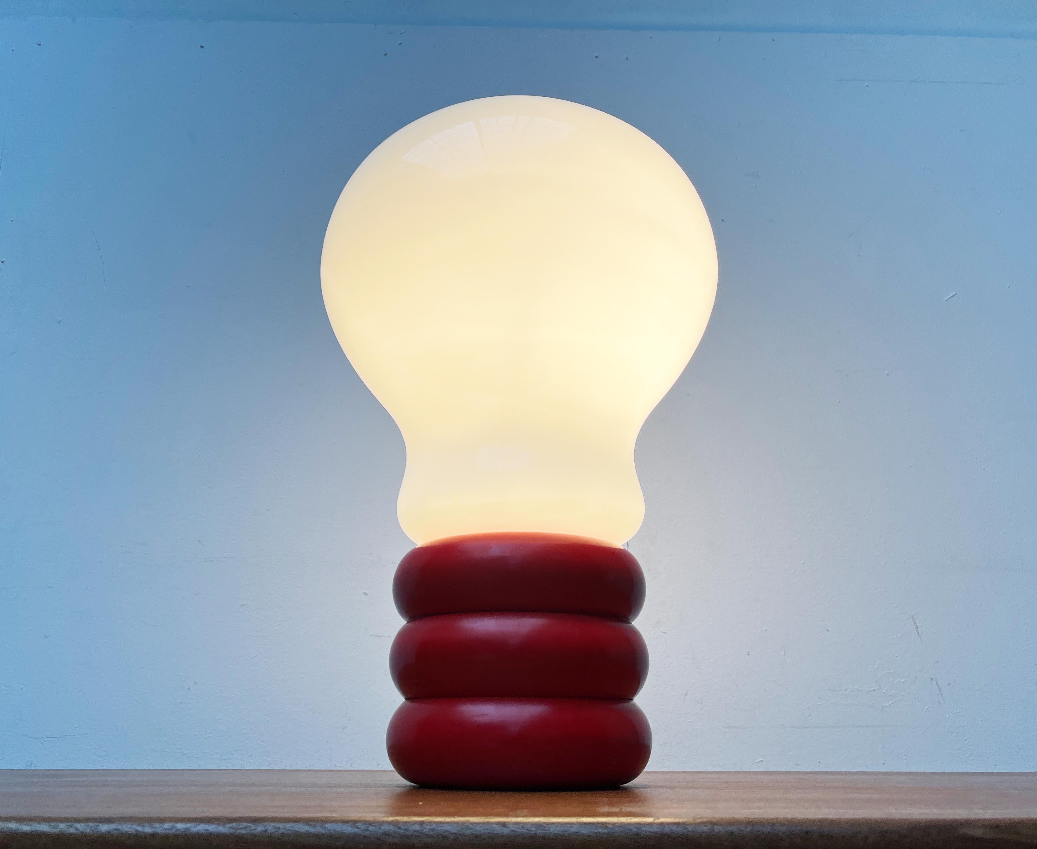 Mid-Century Modern Space Age Giant Bulb Table Lamp by Ingo Maurer for M Design For Sale 2