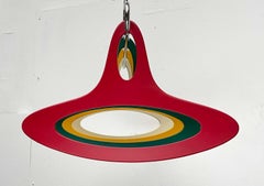Mid-Century Modern Space Age Green Red Yellow White Coat Hanger Schönbuch, 1960s