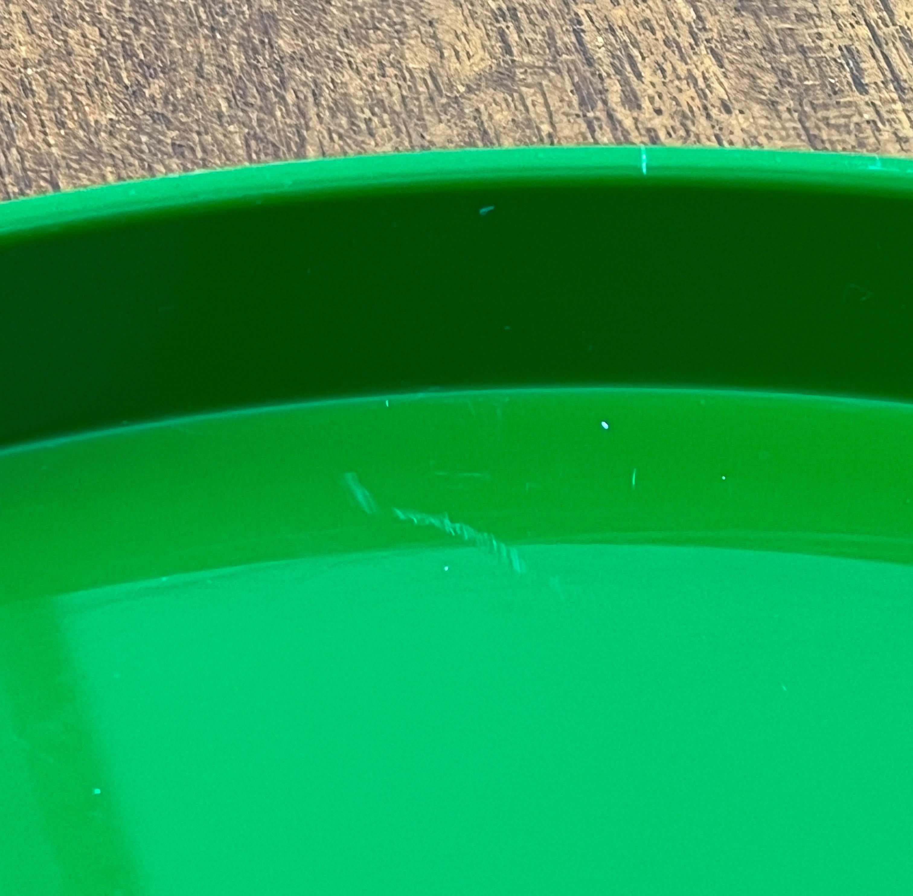 Mid-Century Modern Space Age Green Tray from decembre, Finland, 1960s For Sale 4