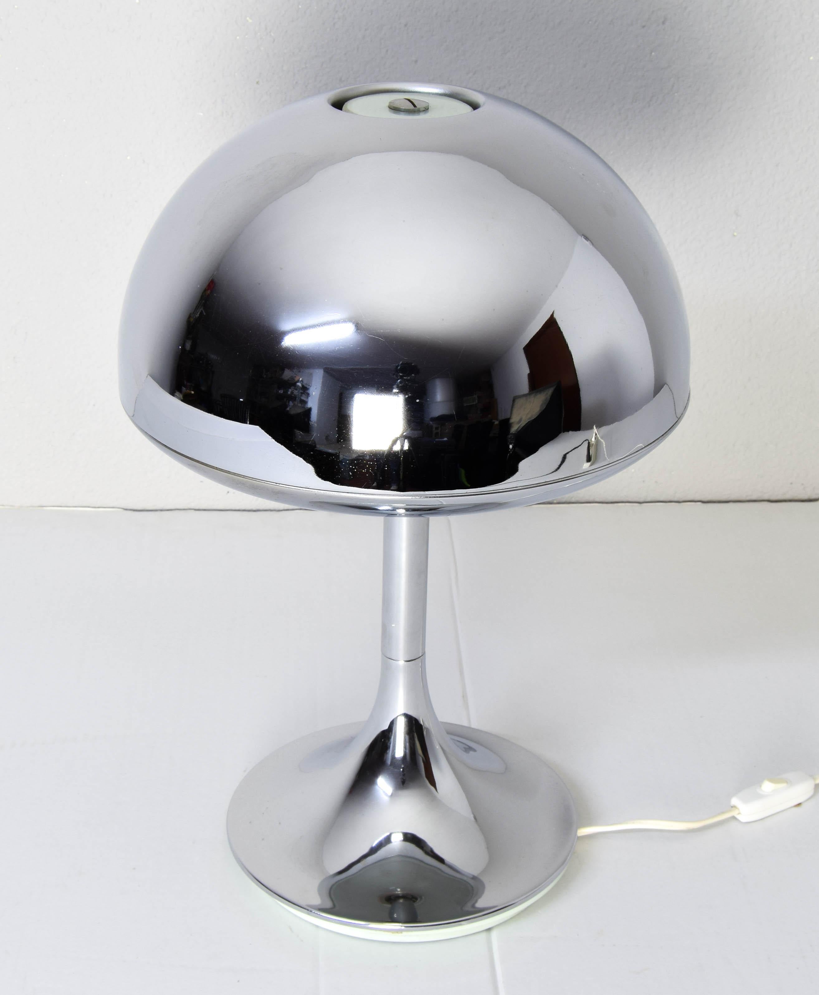 60s mushroom lamp
