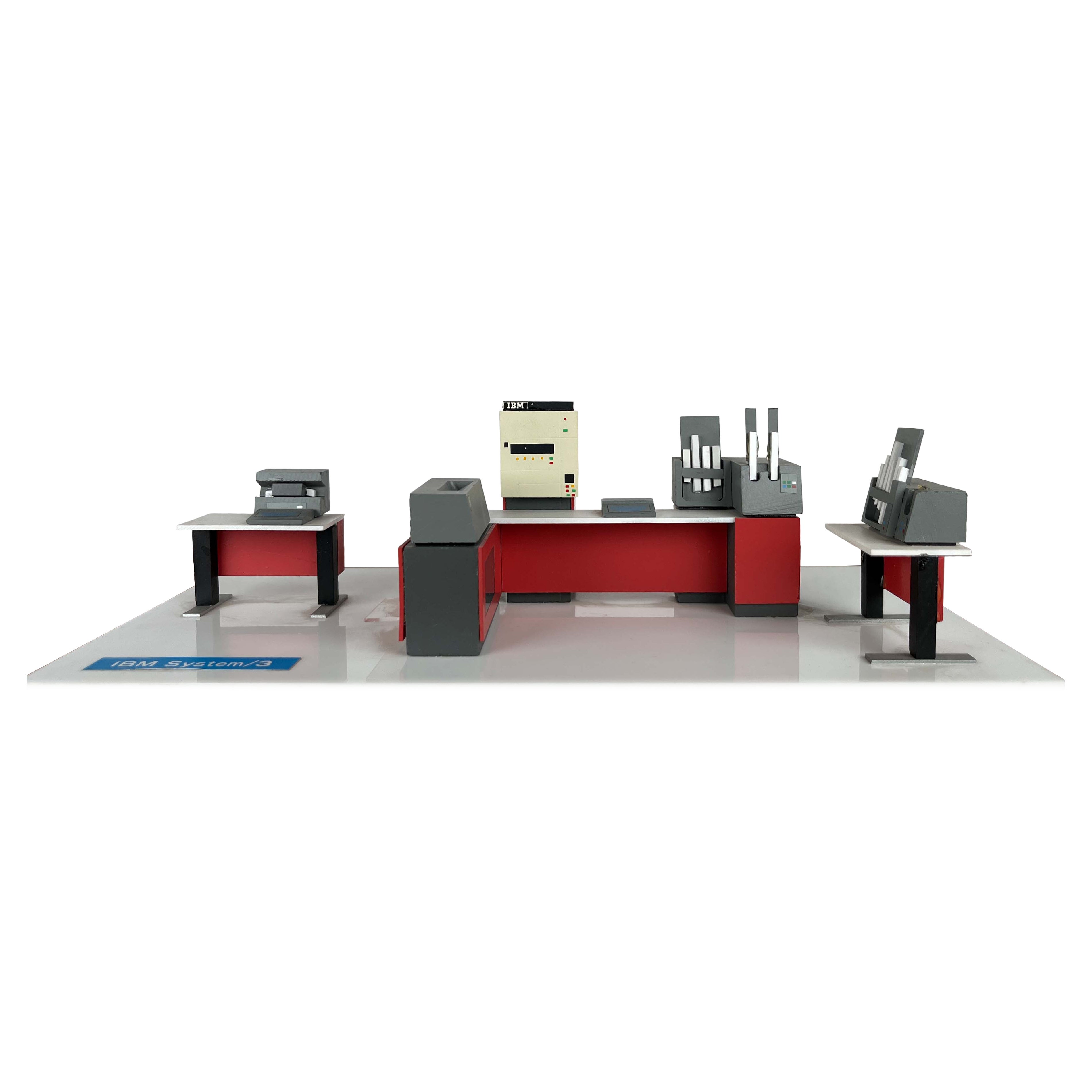 Mid-Century Modern Space Age IBM System/3 Scale Miniature Model 10, 1960s For Sale