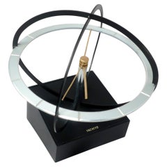 Mid-Century Modern Space Age Kinetic Desk Clock by Yachiyo