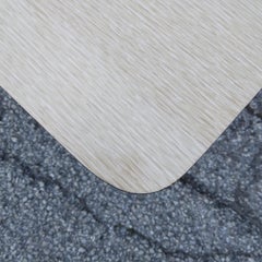 Mid-Century Modern Space Age Laminate Accent Table in Black & Off-White