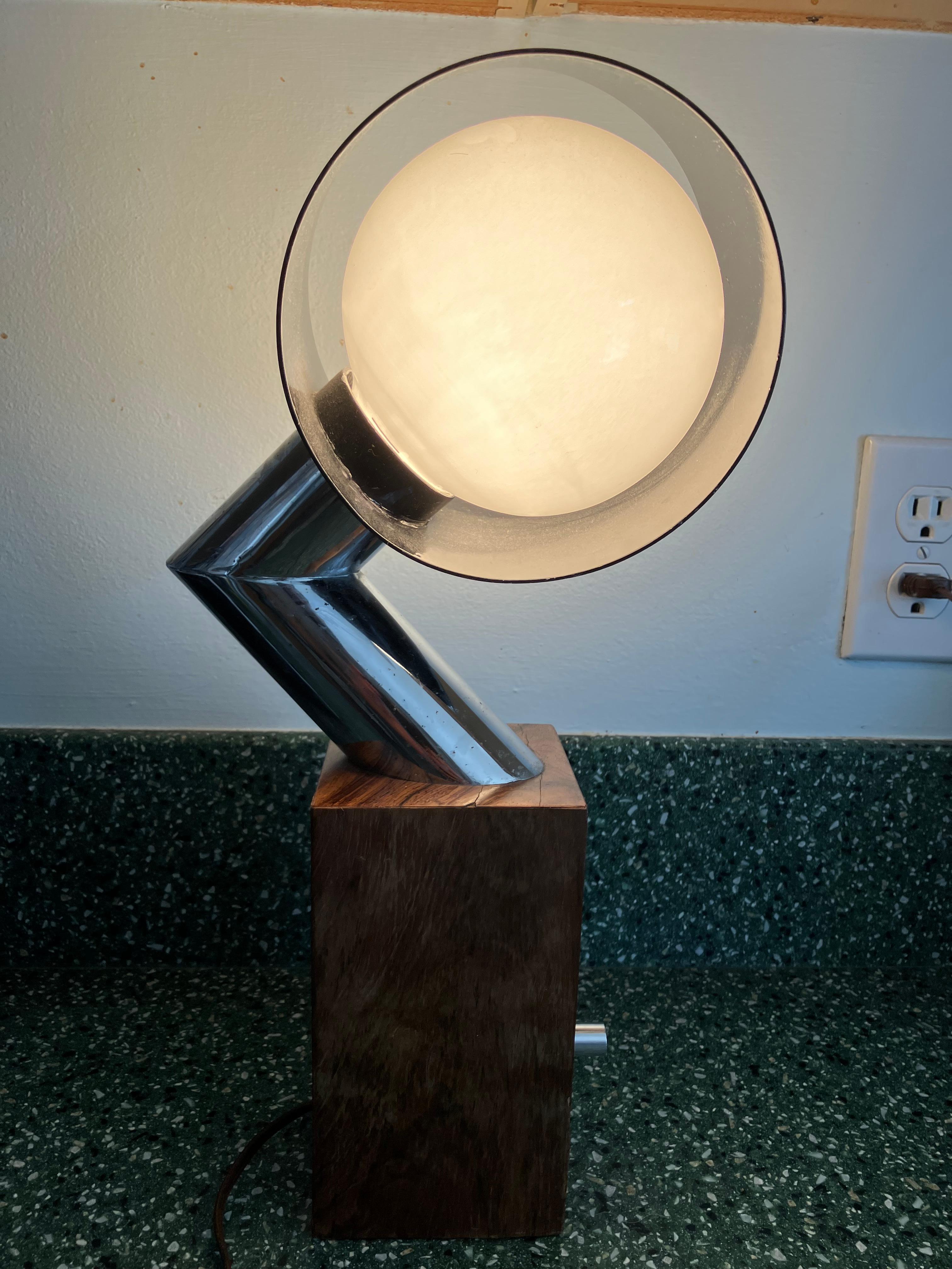 Italian Mid-century modern space age lamp For Sale