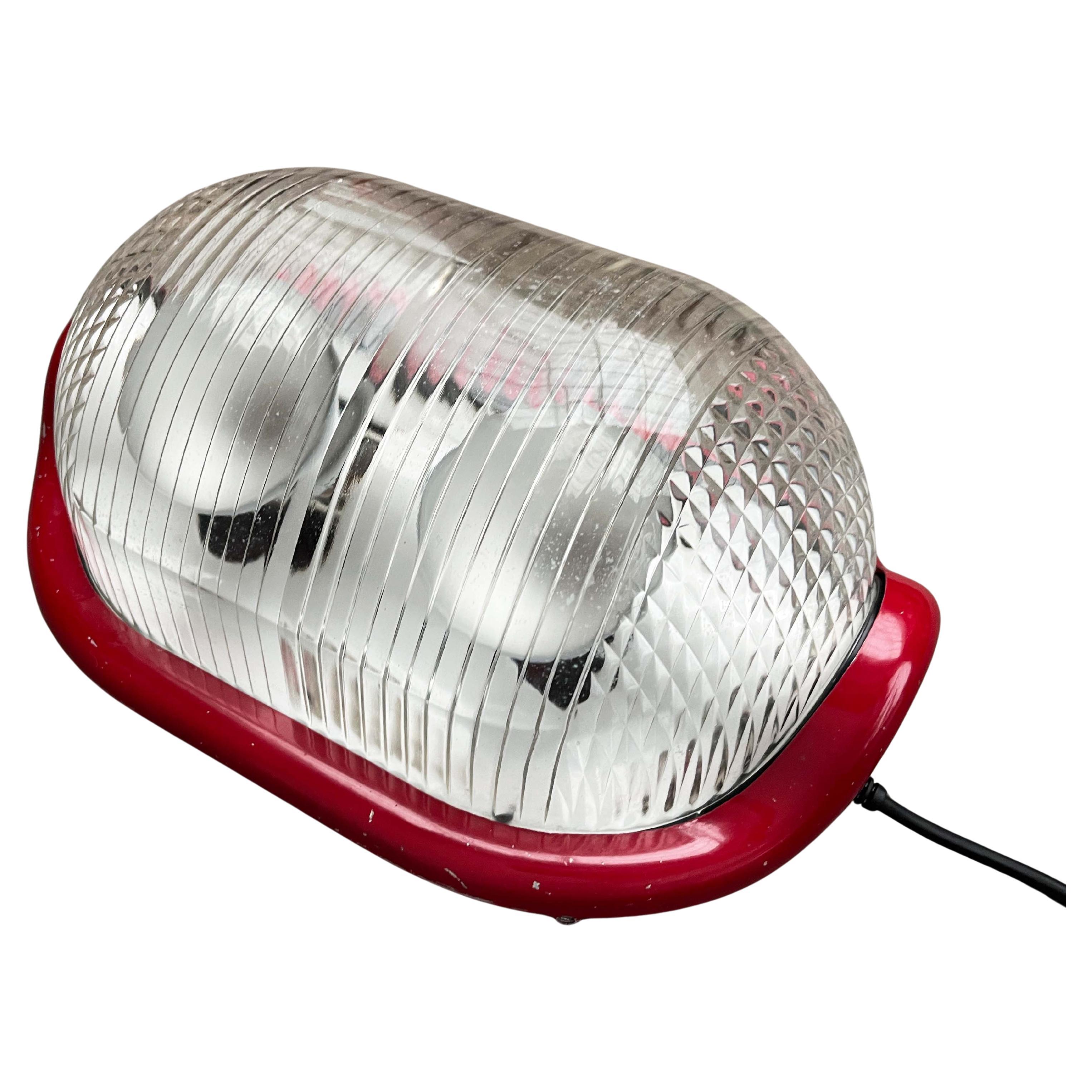 Mid-Century Modern Space Age Red Noce Floor Lamp by Achille Castiglioni for Flos