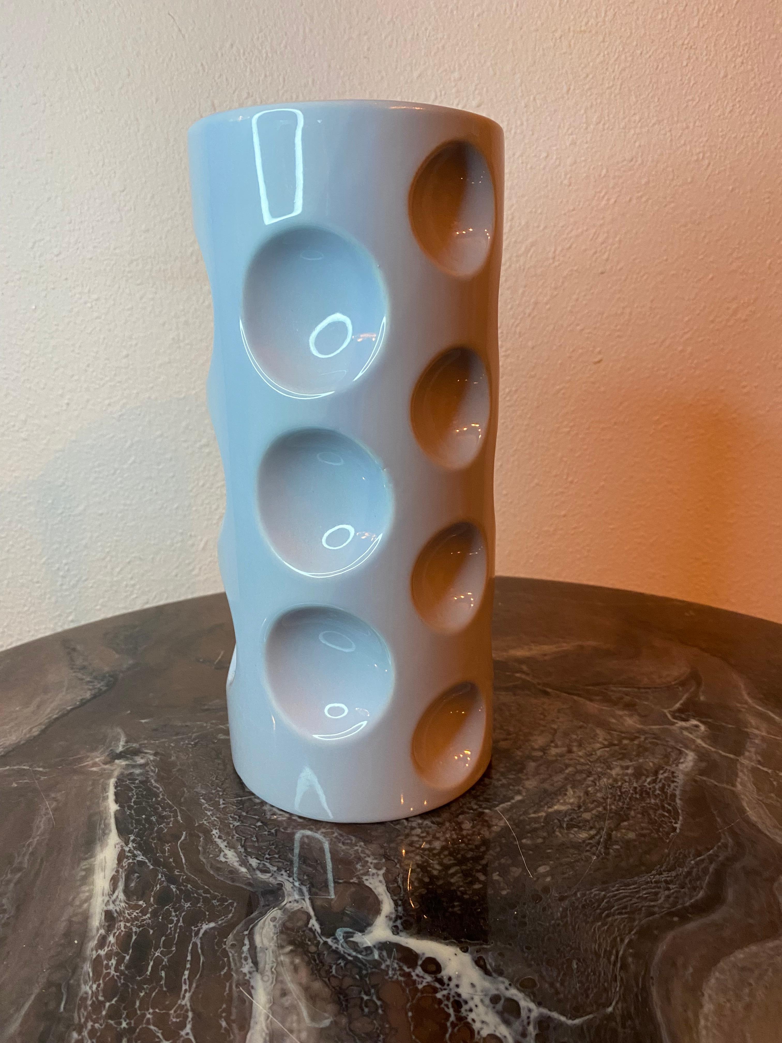 Late 20th Century Mid-Century Modern Space Age Vase by Kingston Pottery For Sale