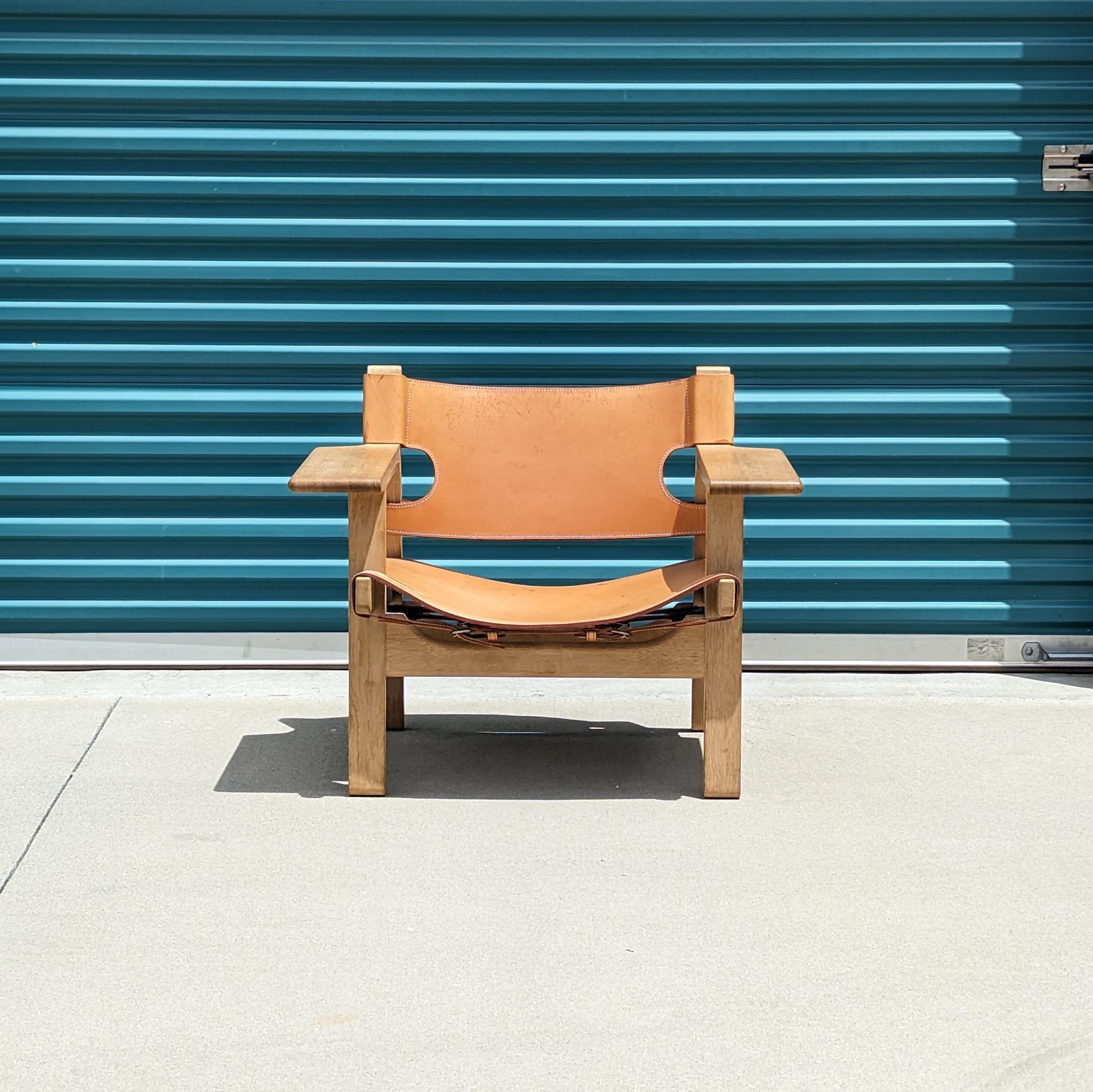 Mid Century Modern Spanish Chair by Børge Mogensen for Fredericia Furniture 4