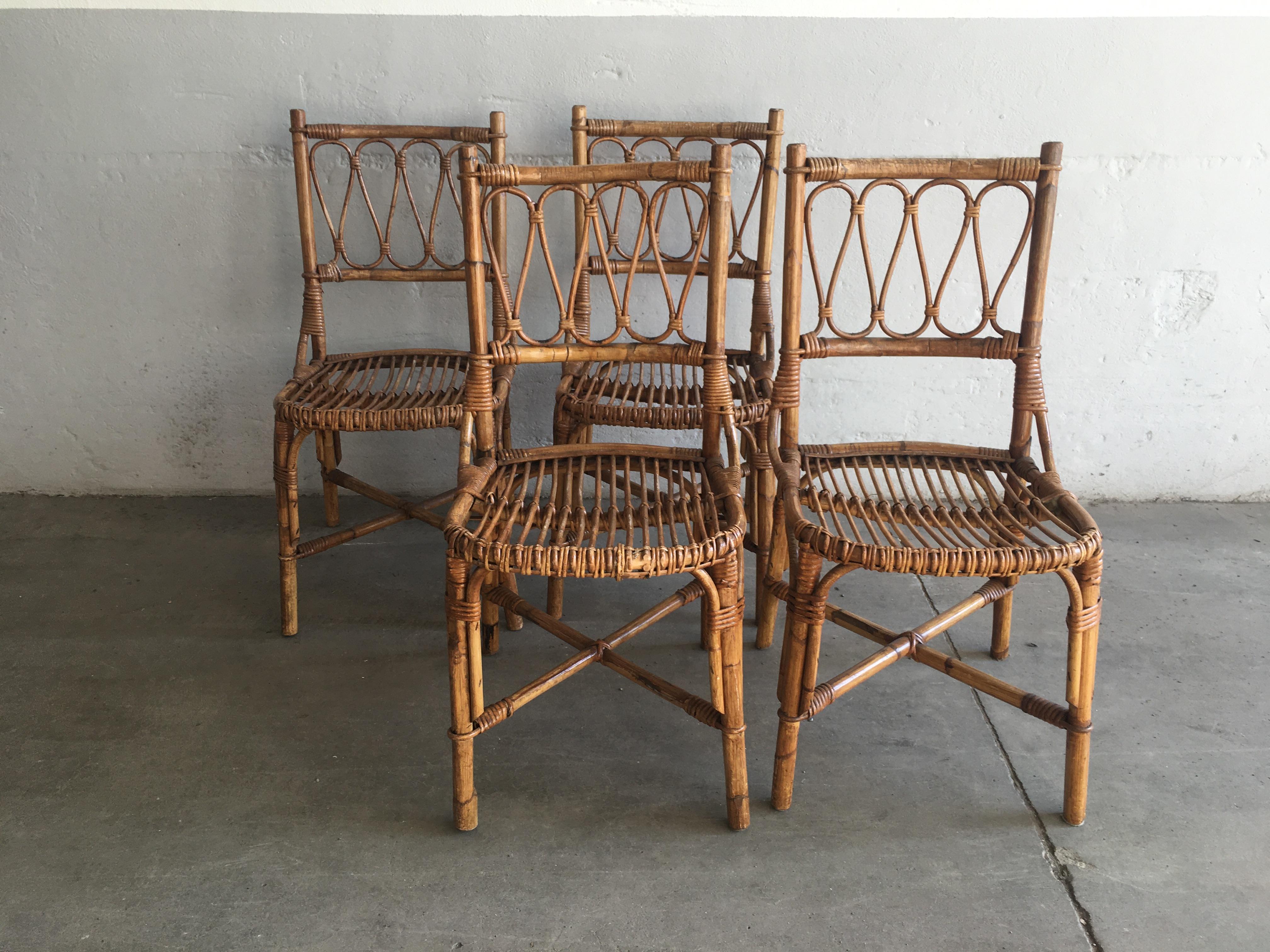modern bamboo dining chairs