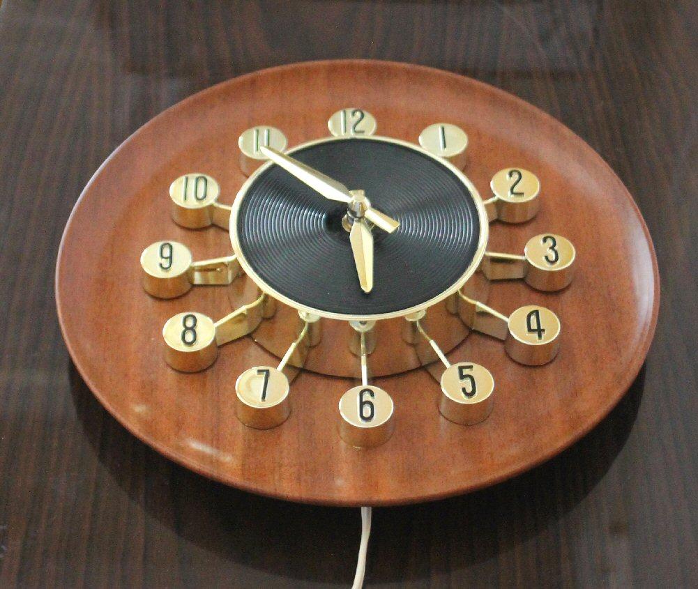 spartus wall clock vintage