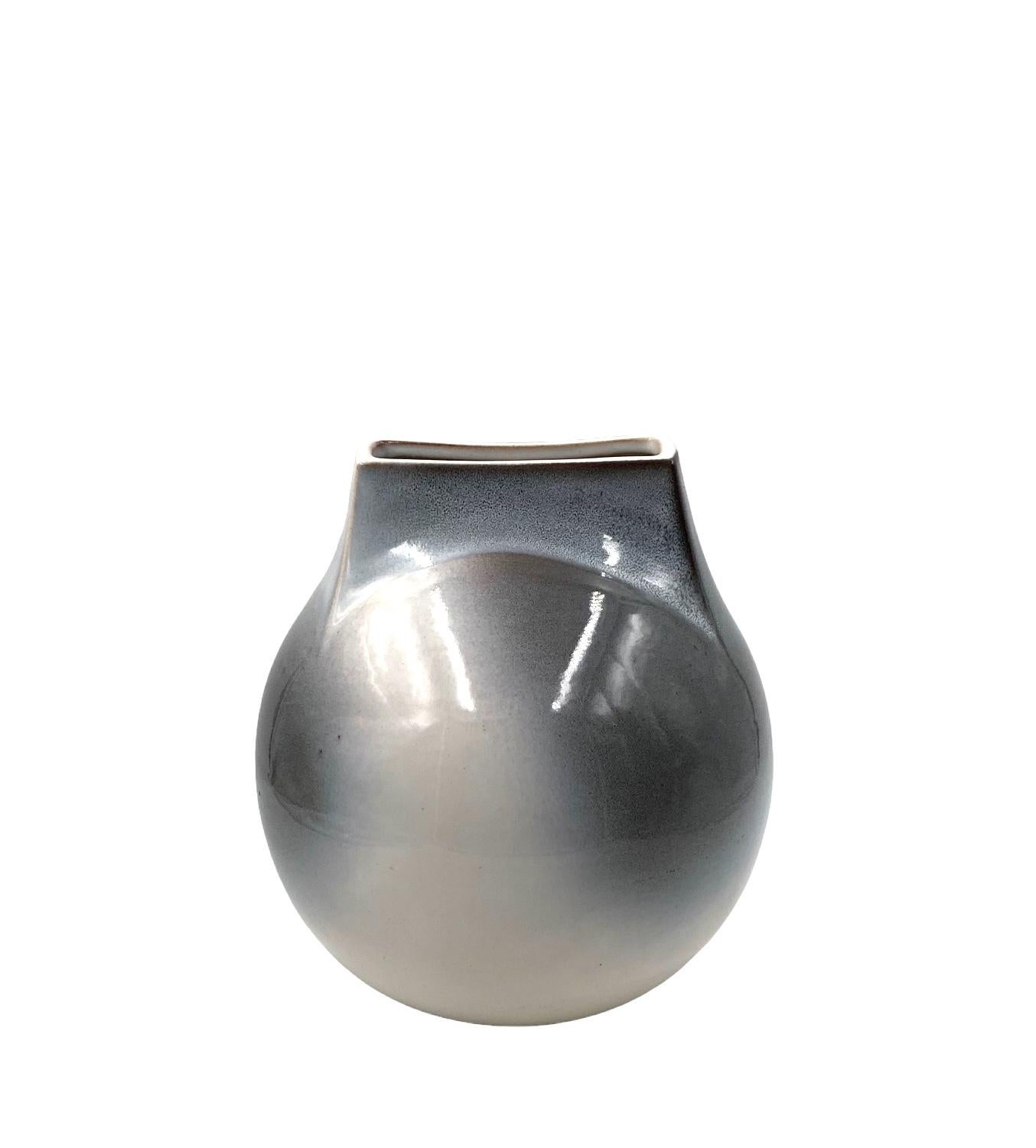 Mid-century Modern spherical gres vase, Franco Bucci Italy ca. 1970 For Sale 13