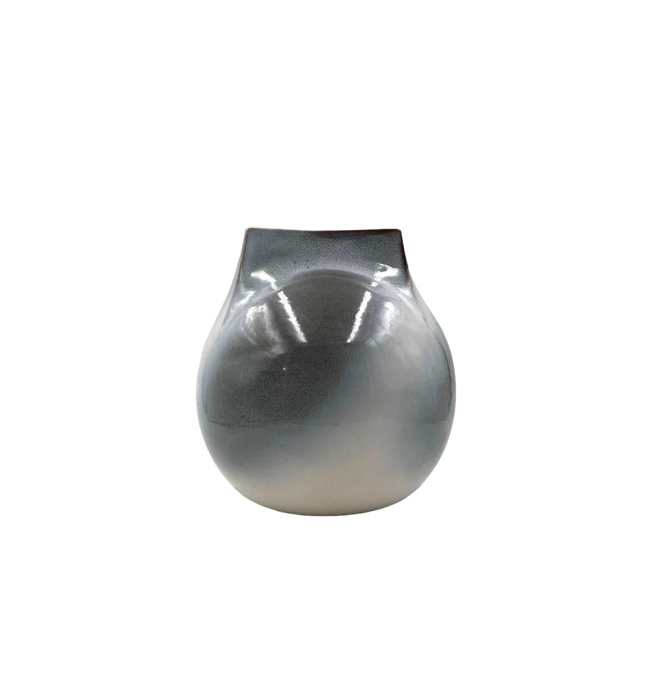 Mid-century Modern spherical gres vase, Franco Bucci Italy ca. 1970 For Sale 22