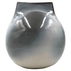 Mid-century Modern spherical gres vase, Franco Bucci Italy ca. 1970