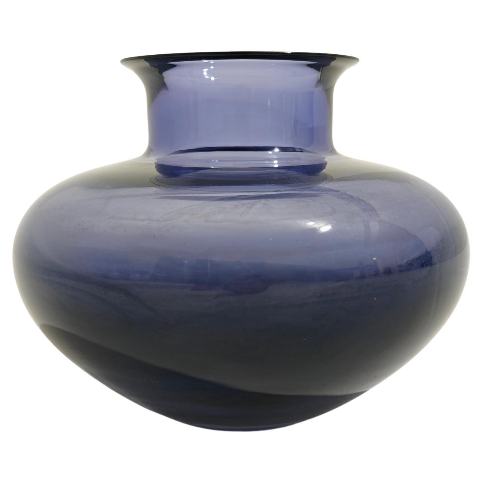 Vase sphérique de Murano, moderne du milieu du siècle dernier, production italienne, années 60