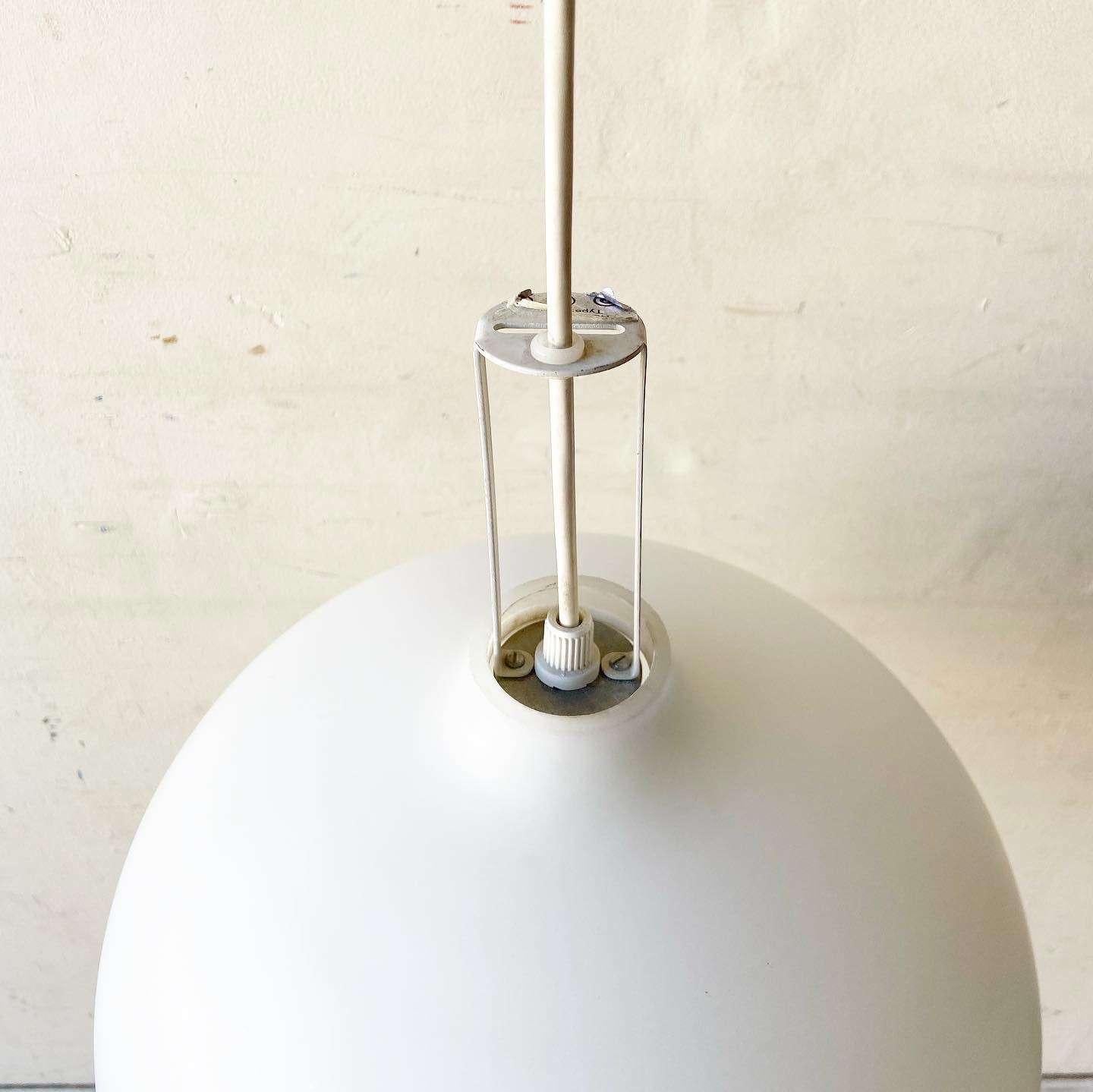 Late 20th Century Mid Century Modern Spherical Pendant Lamp For Sale