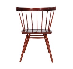 Mid-Century Modern Spindle Back George Nakashima Straight Chair for Knoll