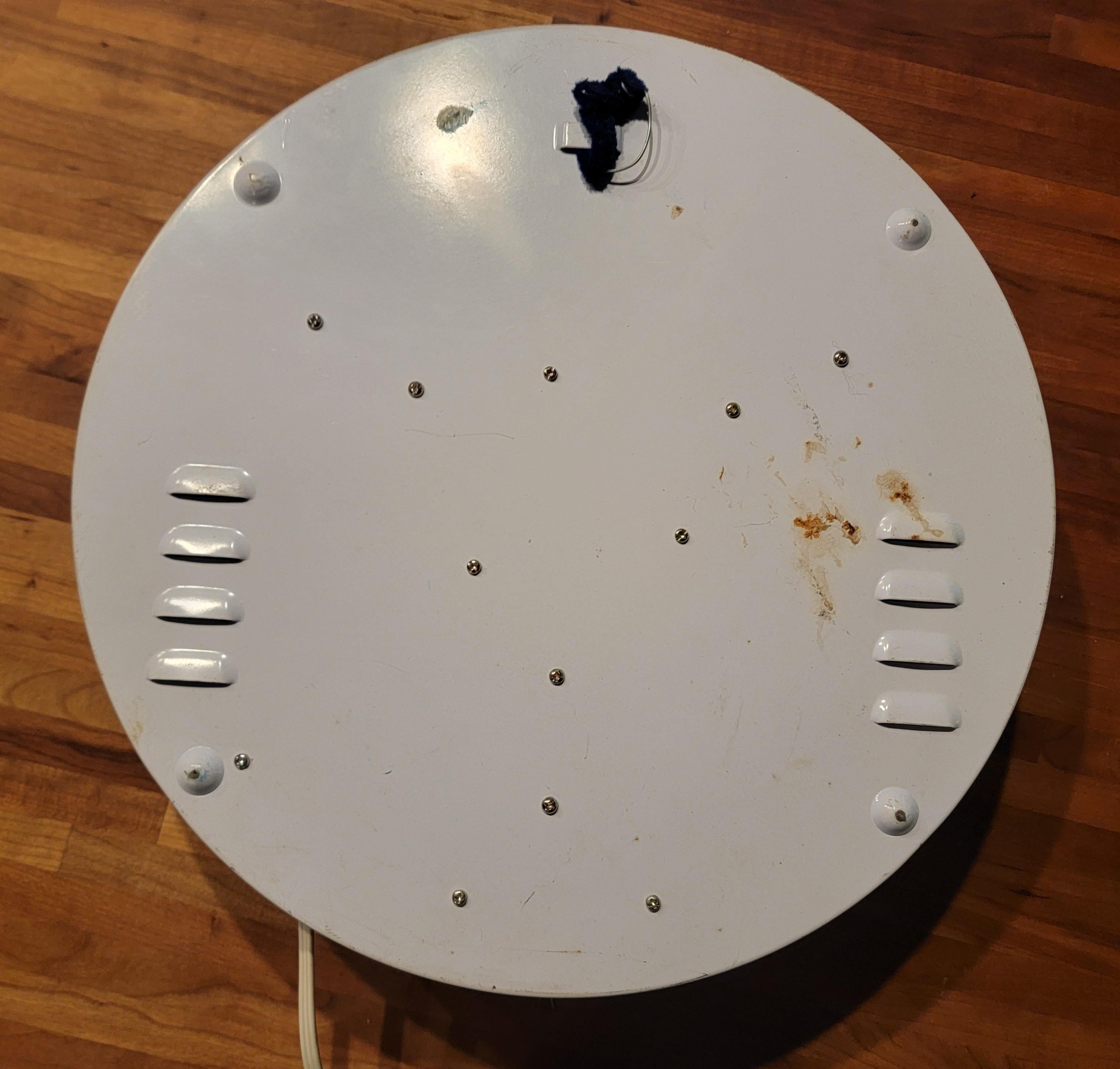 20th Century Mid-Century Modern Spinner Electric Disco Wall Clock