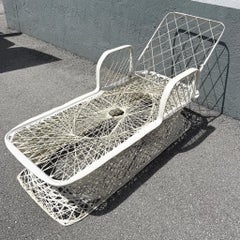 Mid Century Modern Spun Fiberglass Adjustable Chaise