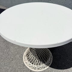 Mid Century Modern Spun Fiberglass Bistro Set - 3 Pieces