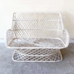 Mid Century Modern Spun Fiberglass Loveseat
