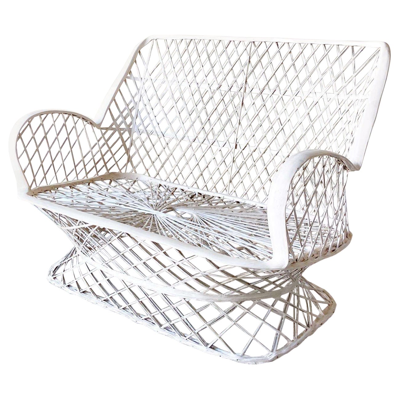 Poltrona in fibra di vetro filata moderna del Mid Century