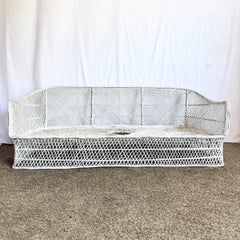 Mid Century Modern Spun Fiberglass Sofa