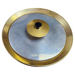 Mid-Century Modern Sputnick Rocket Ship Styled Ice Bucket C1958 Mixed Metals