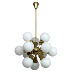 Moderner Sputnik-Kronleuchter aus der Mitte des Jahrhunderts von Lustry Kamencký Šenov