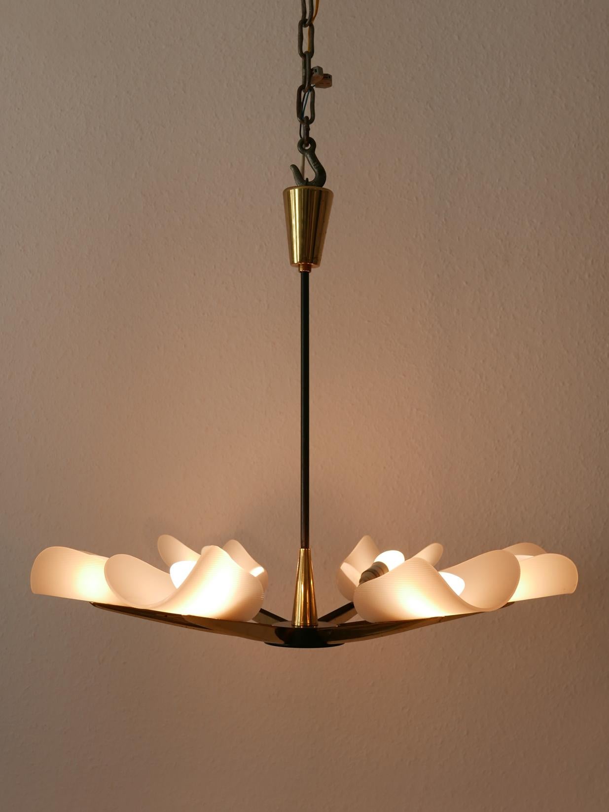 Mid-20th Century Mid-Century Modern Sputnik Chandelier or Pendant Lamp, Germany, 1950s