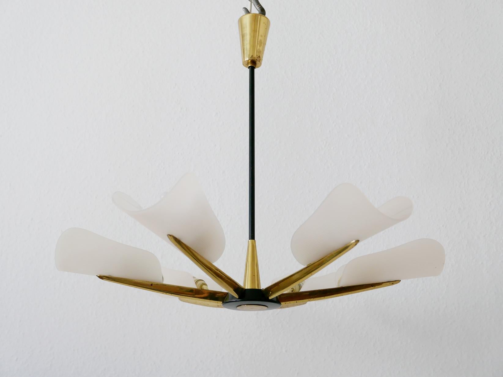 Mid-Century Modern Sputnik Chandelier or Pendant Lamp, Germany, 1950s 2