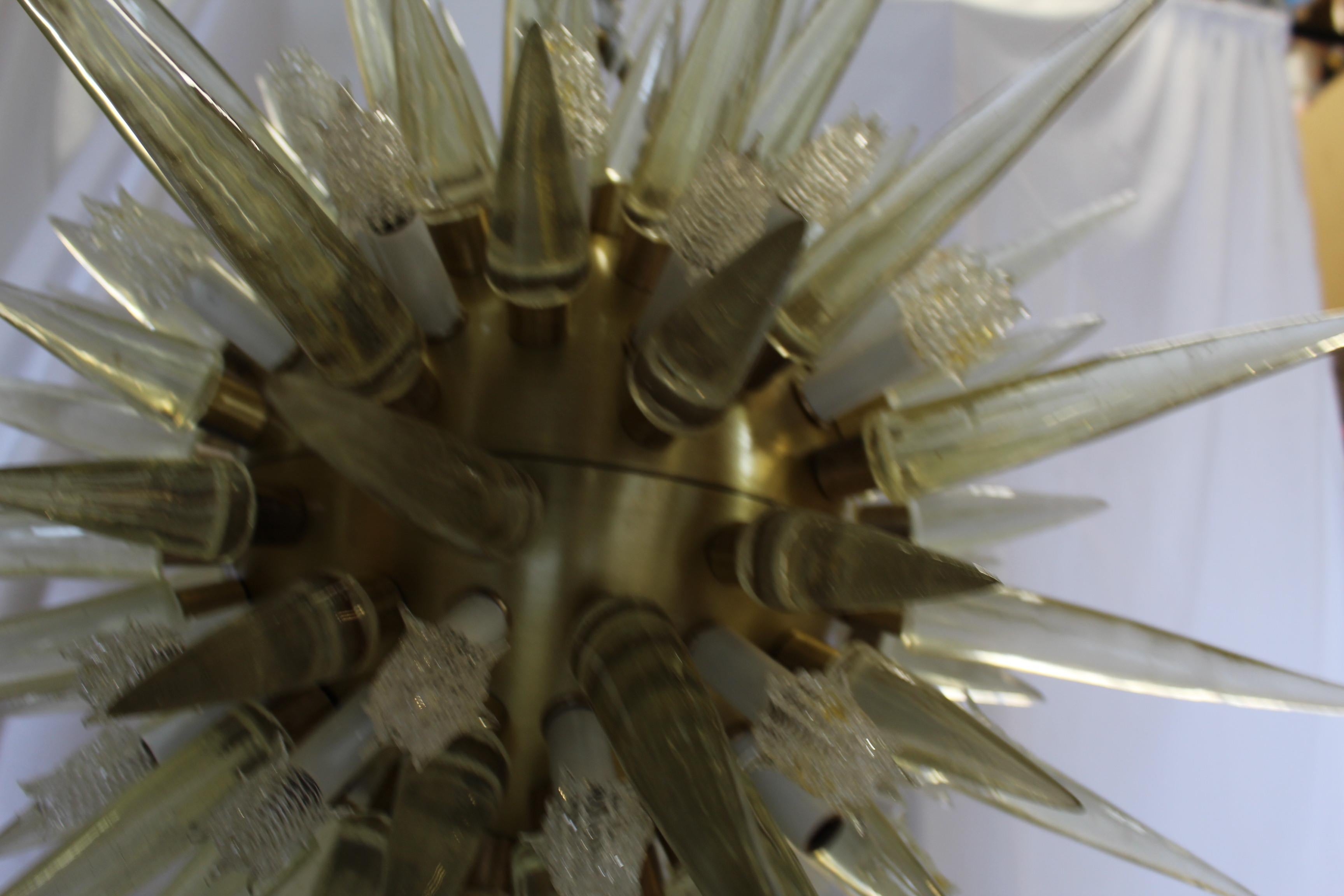 Americano Lampadario a stella Sputnik Modern di metà secolo in vendita