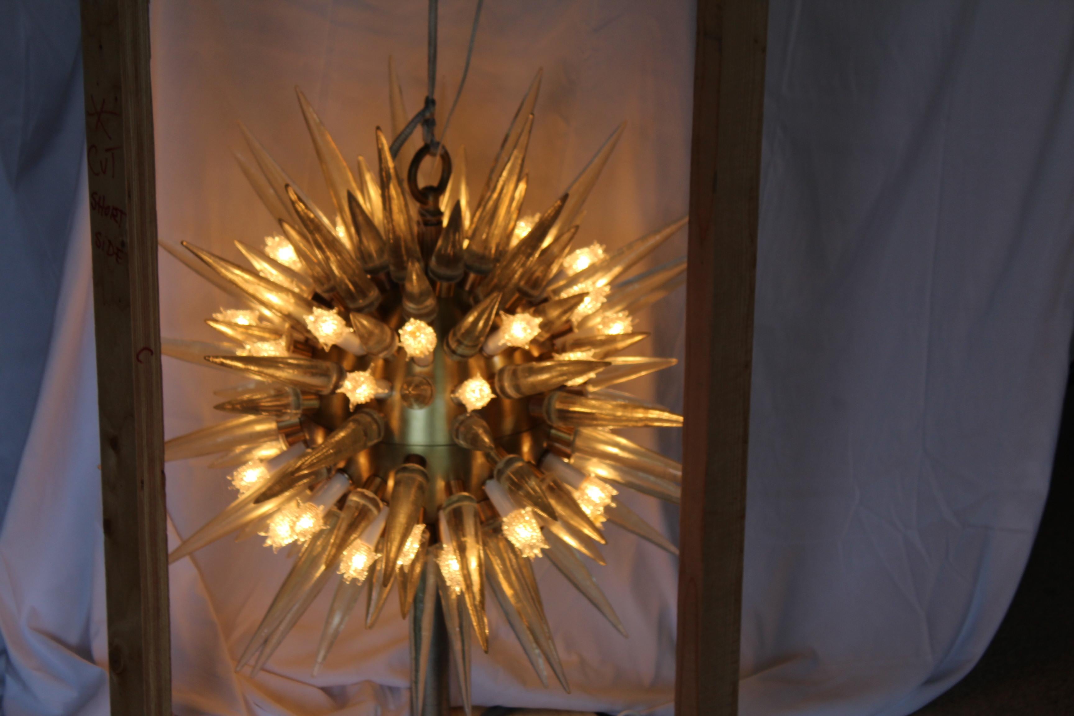 Lampadario a stella Sputnik Modern di metà secolo In condizioni buone in vendita a Los Angeles, CA