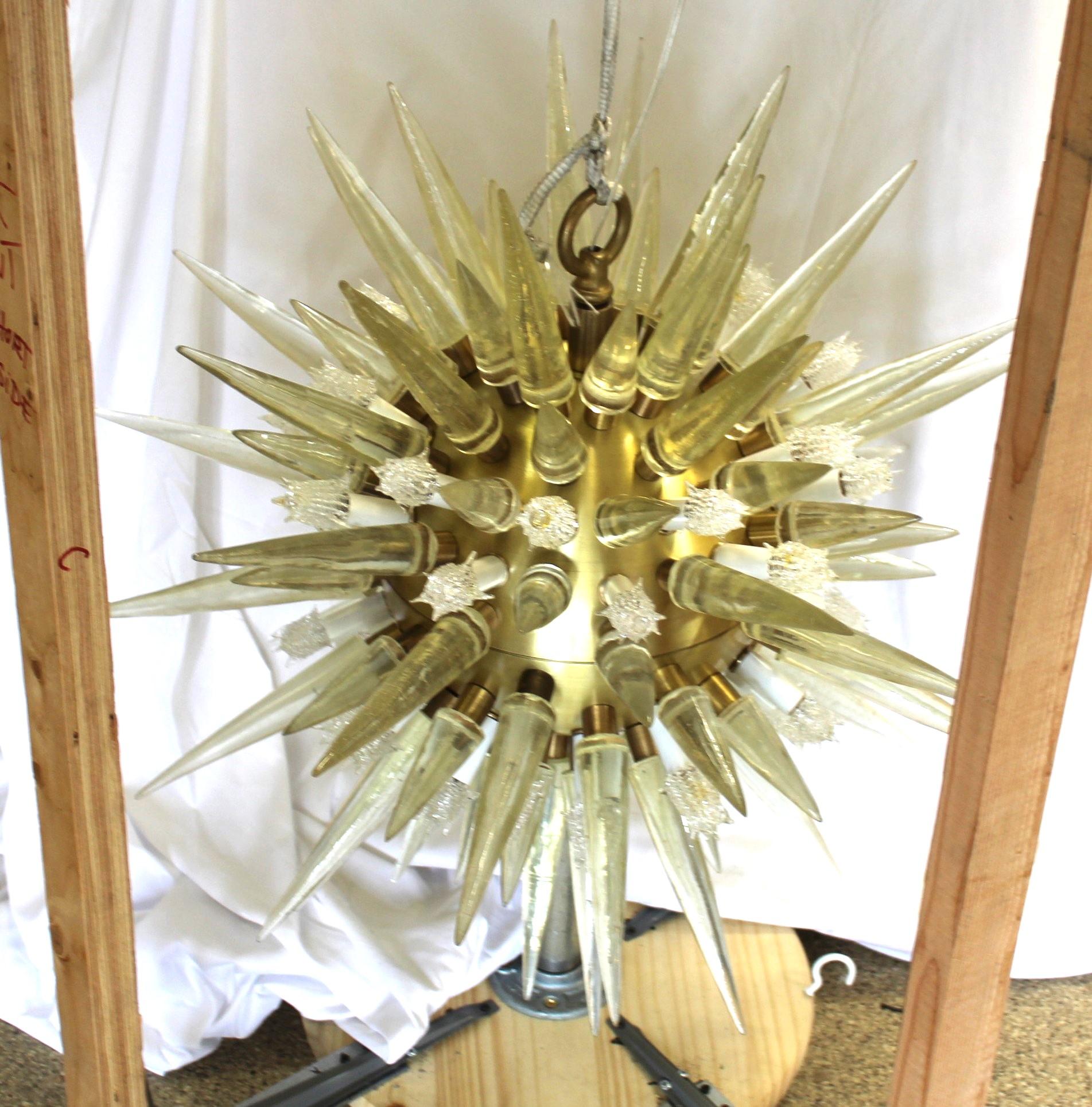 Lampadario a stella Sputnik Modern di metà secolo in vendita 1