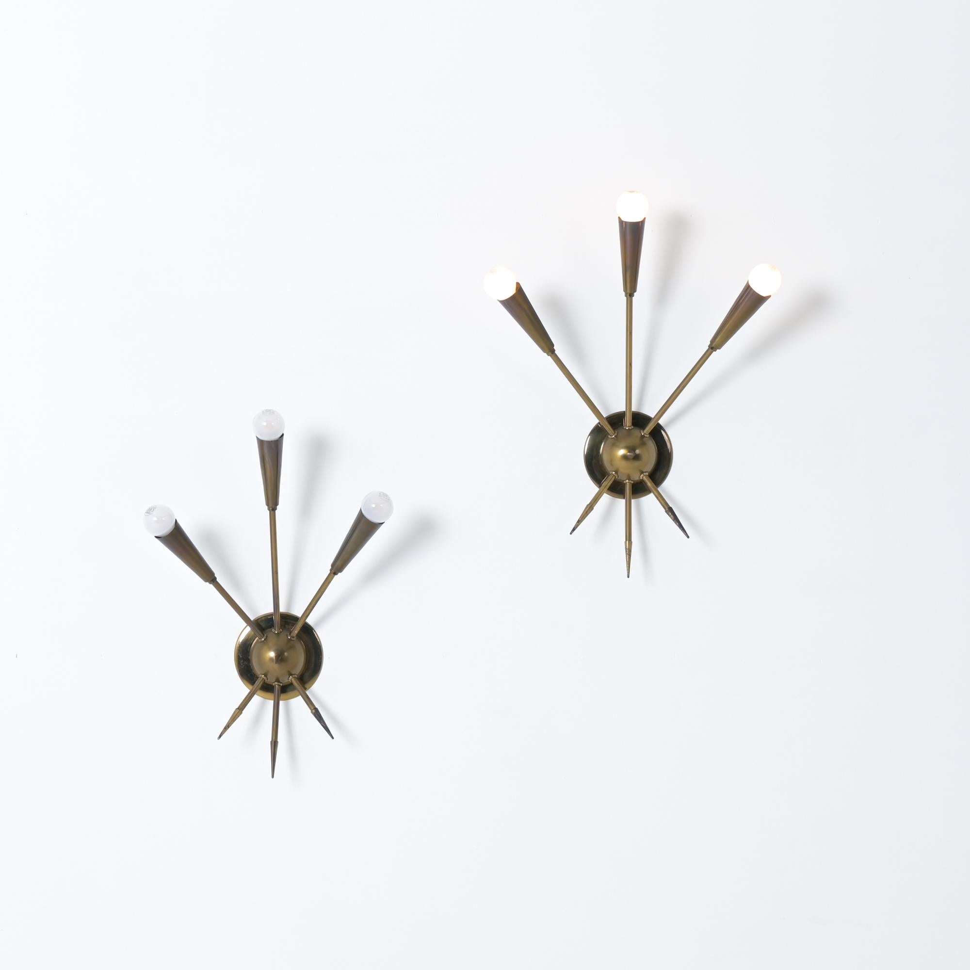Apliques Sputnik de mediados de siglo en venta 7