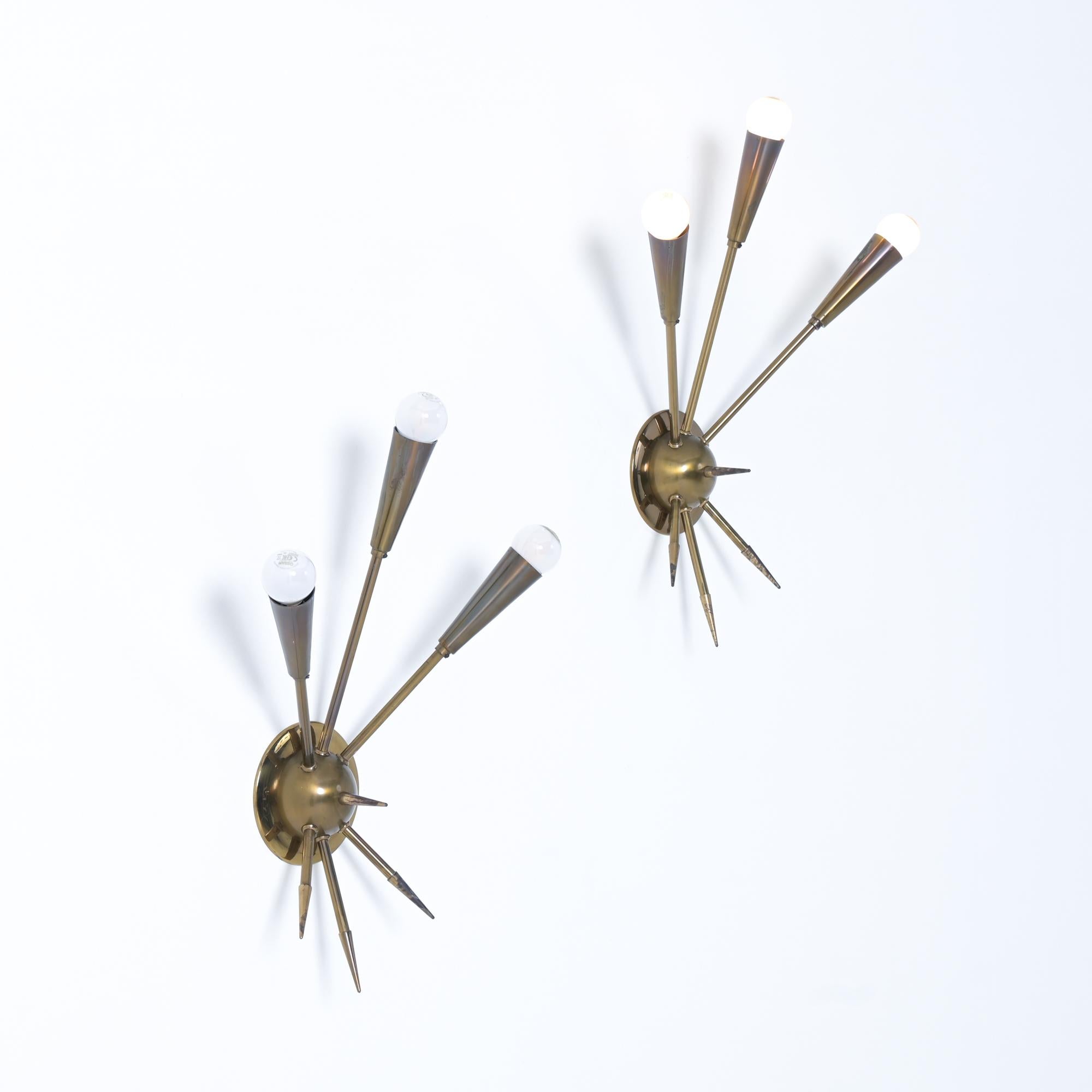 Apliques Sputnik de mediados de siglo en venta 9