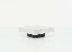 Mid Century Modern square Coffee Table in mirror, Italy 1970s