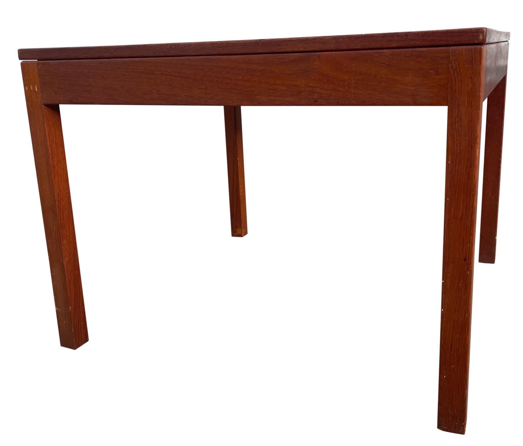 Woodwork Mid-Century Modern Square Danish Coffee Table by Børge Mogensen For Sale